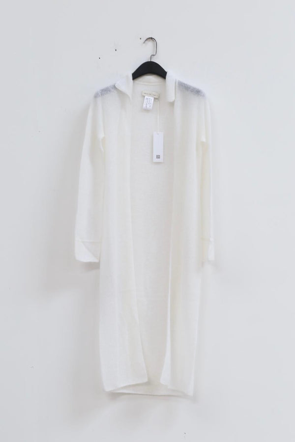SWAYING/KNIT Mohair Slim Fit Cardigan SW22AW1T81 White PS53